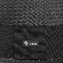 Acapulco Black Pork Pie Strohhut By Lipodo -Hutshopping-Shop Acapulco Black Pork Pie Strohhut by Lipodo schwarz.47703 4rf4