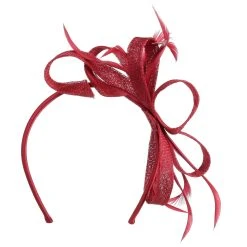 Alicia Fascinator By Seeberger -Hutshopping-Shop Alicia Fascinator by Seeberger rot.55896 3rf3