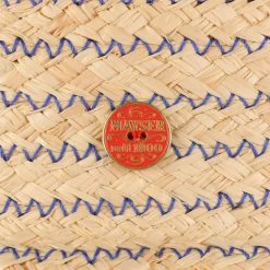 Andy Contrast Stitch Raffiahut By Mayser -Hutshopping-Shop Andy Contrast Stitch Raffiahut by Mayser natur blau.56379 4rf194