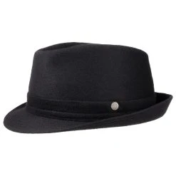Aneb Virgin Wool Trilby By Lierys -Hutshopping-Shop Aneb Virgin Wool Trilby by Lierys schwarz.43937 f4