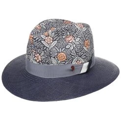 Alfonso DEste Beltrento Panama Brim Stoffhut By Alfonso D´Este -Hutshopping-Shop Beltrento Panama Brim Stoffhut by Alfonso D Este blau.61694 rf2