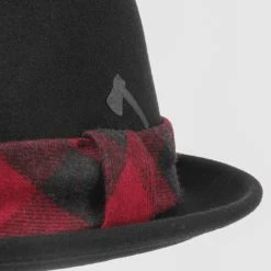 Check Band Player Wollhut By Stetson -Hutshopping-Shop Check Band Player Wollhut by Stetson schwarz.58841 4rf4