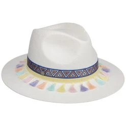 Damola Traveller Strohhut By Lierys -Hutshopping-Shop Damola Traveller Strohhut by Lierys wei blau.61736 rf258