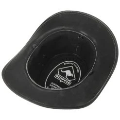 Elreno Lederhut By Scippis -Hutshopping-Shop Elreno Lederhut by Scippis schwarz.33589 2rf4