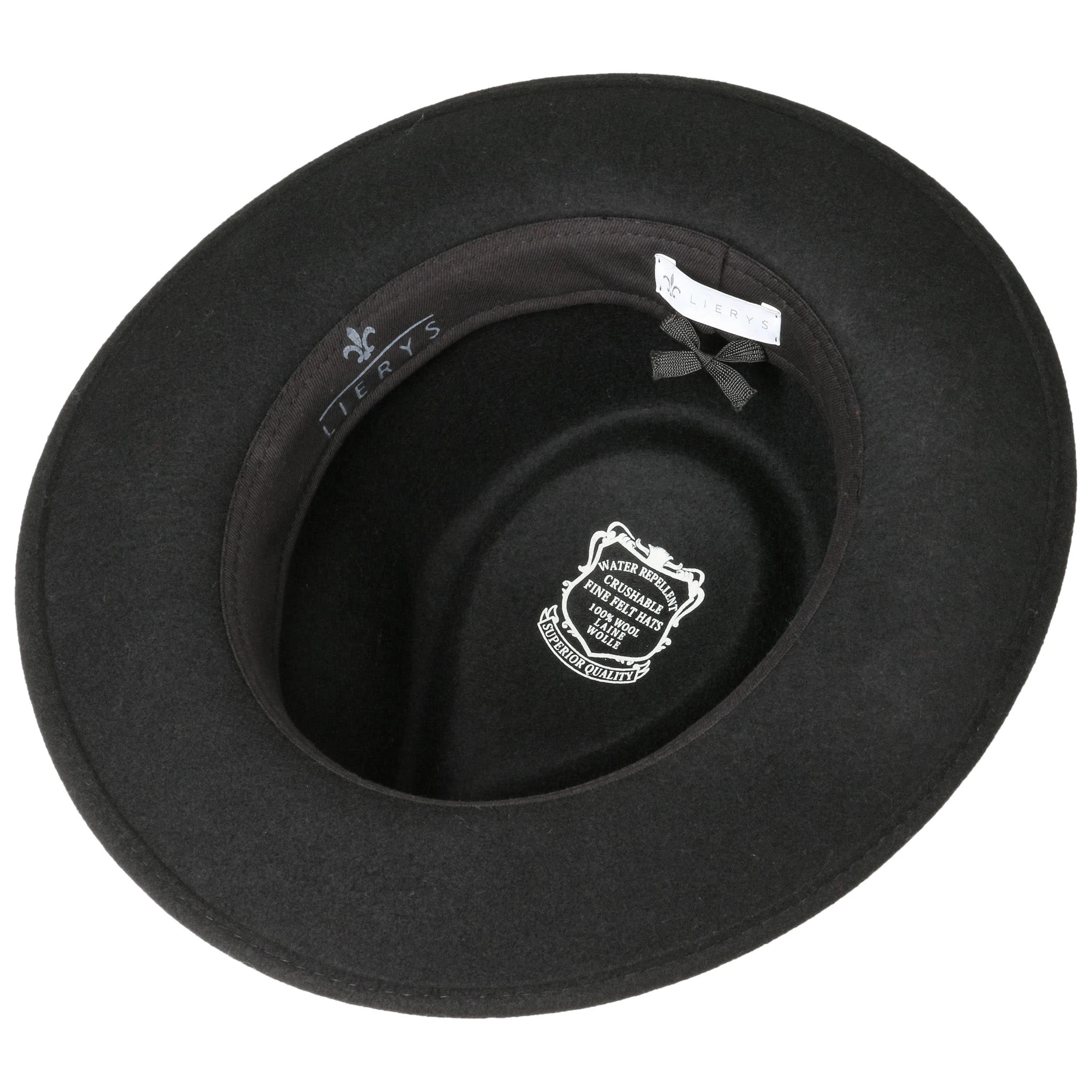 Fedora Wollfilzhut Mit Lederband By Lierys 3 Fedora Wollfilzhut Mit Lederband By Lierys – Bild 3