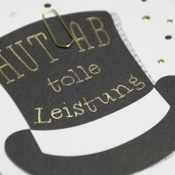 Hutshopping Glückwunschkarte Hut Ab