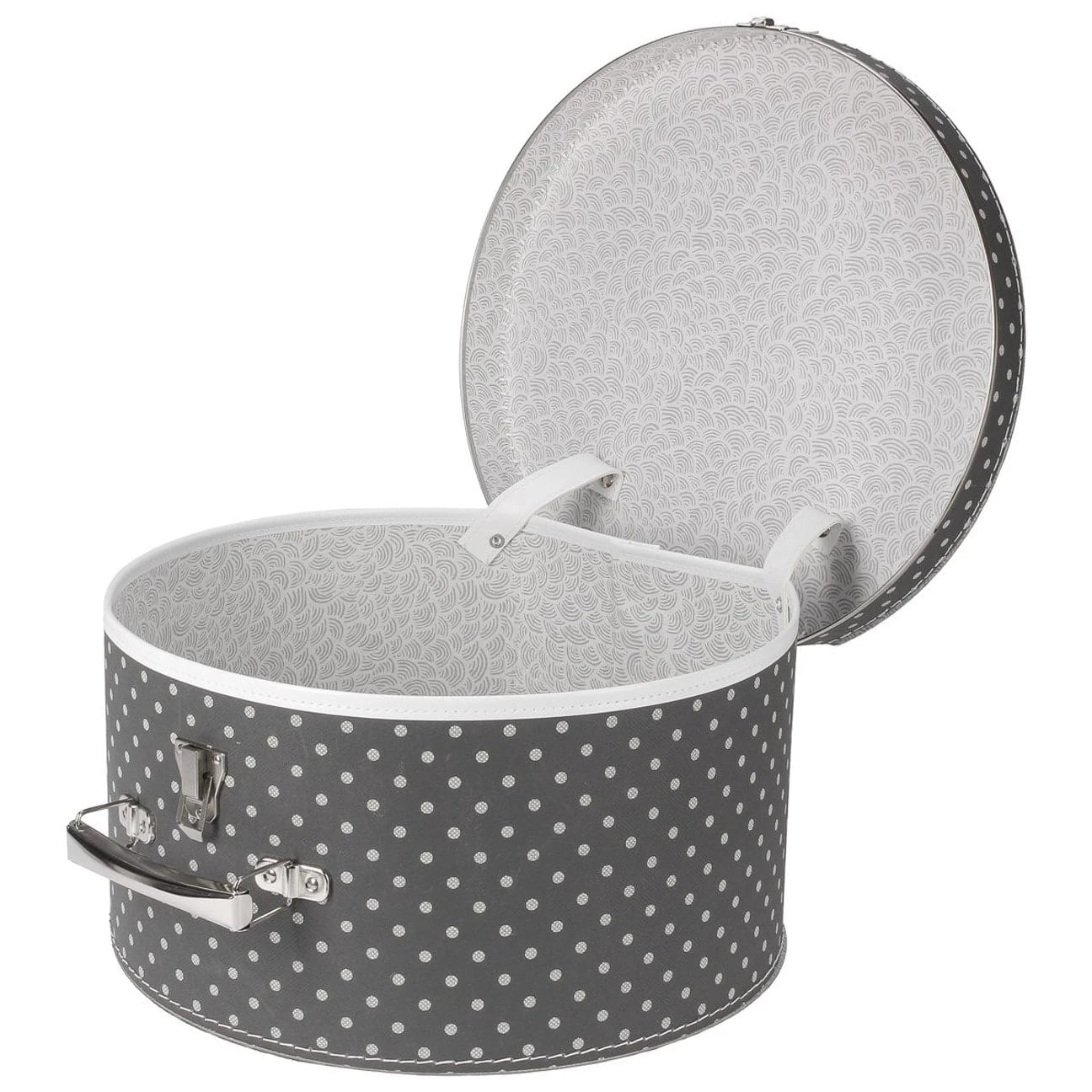 Hutkoffer Schwarz-Pünktchen By Lierys 1 Hutkoffer Schwarz-Pünktchen By Lierys