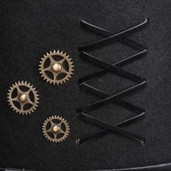 Lacing Steampunk Zylinder By Conner -Hutshopping-Shop Lacing Steampunk Zylinder by Conner schwarz.43225 5f4