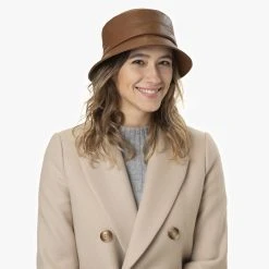 Leder Glockenhut By Seeberger -Hutshopping-Shop Leder Glockenhut by Seeberger.63279 7