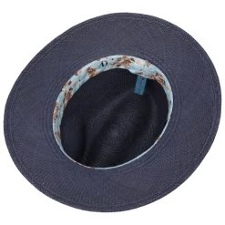 Palcanto Panama Brim Leinenhut By Alfonso DEste -Hutshopping-Shop Palcanto Panama Brim Leinenhut by Alfonso D Este blau gelb.61693 2rf217