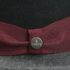 Parson Player Wollhut By Lierys -Hutshopping-Shop Parson Player Wollhut by Lierys schwarz grau.57686 4rf179