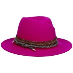 Sevilia Fedora Wollhut By Alfonso DEste -Hutshopping-Shop Sevilia Fedora Wollhut by Alfonso D Este fuchsia.63726 rf84