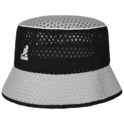 Twotone Mesh Bin Hut By Kangol -Hutshopping-Shop Twotone Mesh Bin Hut by Kangol schwarz grau.64596 rf179