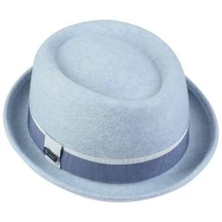 Vantamo Pork Pie Wollhut By Lipodo -Hutshopping-Shop Vantamo Pork Pie Wollhut by Lipodo hellblau.57535 1rf9