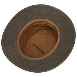 Vintage Wax Traveller Baumwollhut By Stetson -Hutshopping-Shop Vintage Wax Traveller Baumwollhut by Stetson dunkelbraun.62778 2rf17