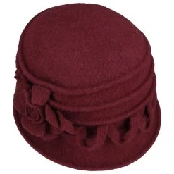 Wollfilzglocke Mit Applikation By McBURN -Hutshopping-Shop Wollfilzglocke mit Applikation by McBURN bordeaux.43755 1f27